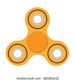 Fidget spinner icon. vector illustration