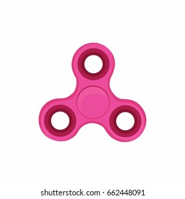 Fidget Spinner Logo Vector Design Illustration