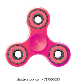 Fidget spinner pink fashionable trendy relaxation toy for kids and hipsters