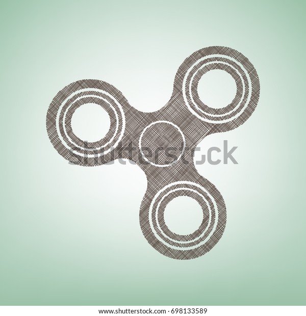 brown fidget spinner