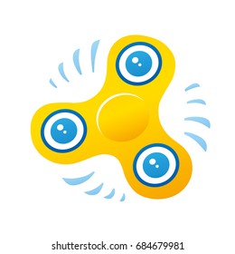 Fidget spinner vector icon