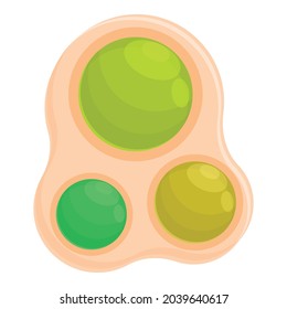Fidget toy icon cartoon vector. Stress popit. Sensory pop