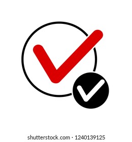 Field badge badge, approval sign. Vector