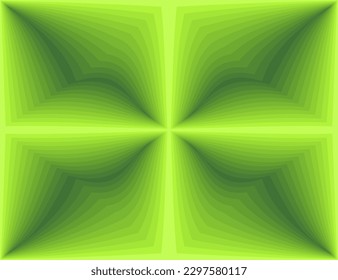 field and color composition with shades of green