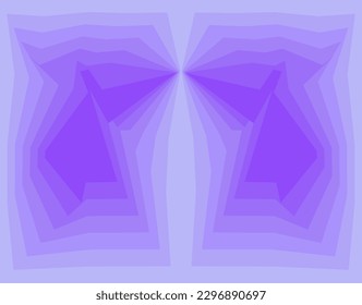Feld- und Farbkomposition mit violett-violettem Nuancen