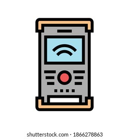 field controller color icon vector. field controller sign. isolated symbol illustration