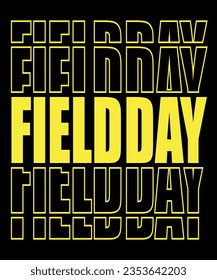 Field Day Design, Typography Design svg