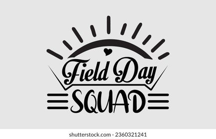 Field day Squad Vector and Clip Art svg