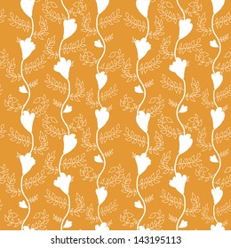 Field flowers seamless pattern. Summer vector texture.
