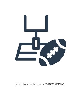 Field Goal Vector Icon Illustration for Scoring Moment