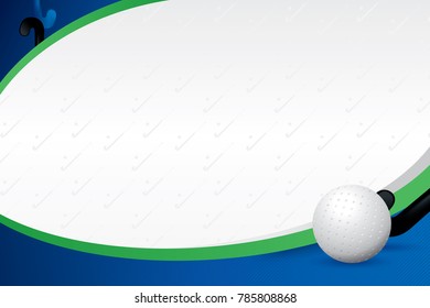 Field hockey design background. Vector illustration 