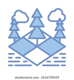 Field Icon Element For Design