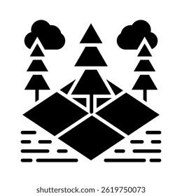 Field Icon Element For Design