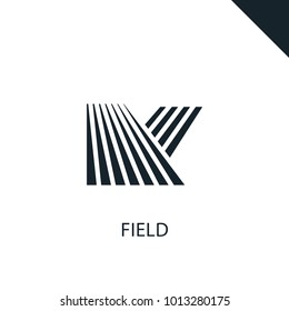 field icon illustration isolated vector