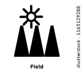 Field icon vector isolated on white background, Field transparent sign , black symbols