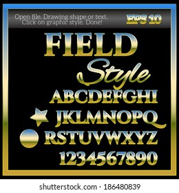 Field Landscape Graphic Styles for Design 