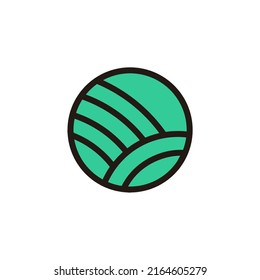 field logo design vector sign