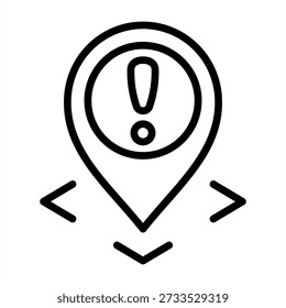 Icono de operaciones de campo - Estilo de iconos de contorno negro para la gestión de emergencias