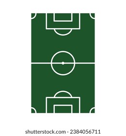 diseño de campo de fútbol ilustración vectorial de plantilla con estilo de moda. EPS 10