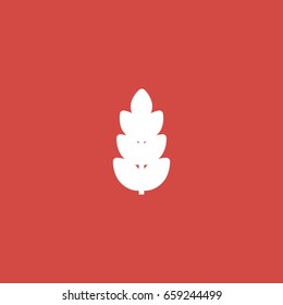 field spike icon. sign design. red background