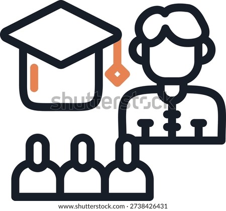 Field Trip Line Due Icon Design