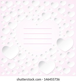 Fields Happy Valentines Day Vector Illustration
