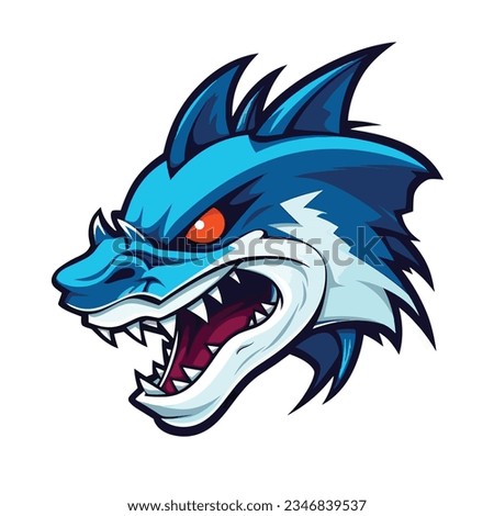 Fierce Barracuda Logo on White Background