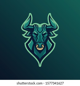 Fierce Bull esport logo mascot