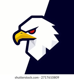 Logo de la mascota de Fierce Eagle Head