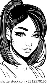 Fierce and Fabulous: Striking Female Face
