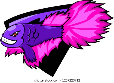 Fierce Fish Mascot logo