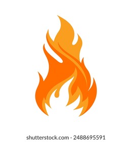 Fierce Flames Dynamic Fire Vector Design