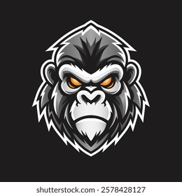 Fierce Gorilla Mascot Logo - Iconic Vector Design