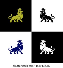 The Fierce Lion King Logo