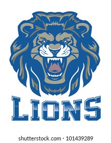 Fierce Lion Sport Mascot