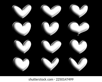 Fierce love.  Happy Valentine's Day.  It has cute heart shapes and bright colors.  It conveys the warm love that everyone dreams and wishes for.