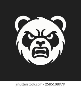 Fierce Panda Mascot Logo, Perfect for Brand Identity