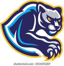 Fierce Panther Mascot Logo Design for Versatile Branding