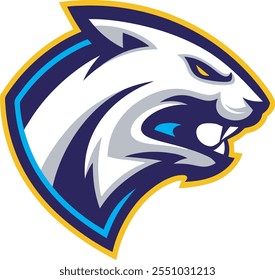 Fierce Panther Mascot Logo Design for Versatile Branding