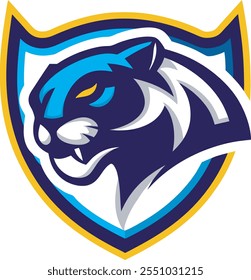 Fierce Panther Mascot Diseño de Logo para Marca Versátil