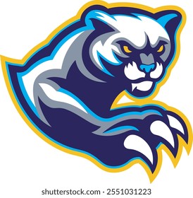 Fierce Panther Mascot Logo Design for Versatile Branding