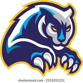 Fierce Panther Mascot Logo Design for Versatile Branding