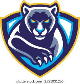 Fierce Panther Mascot Logo Design for Versatile Branding