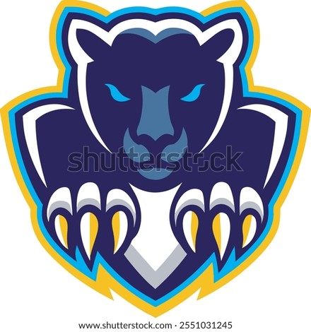 Fierce Panther Mascot Logo Design for Versatile Branding