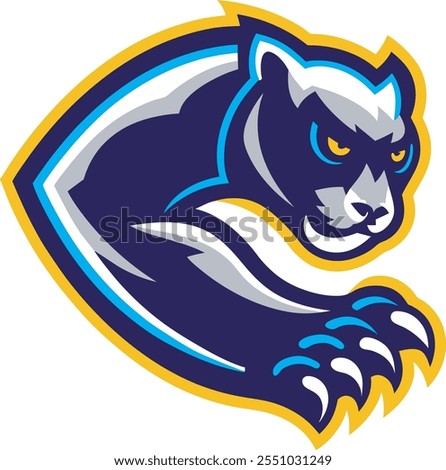Fierce Panther Mascot Logo Design for Versatile Branding