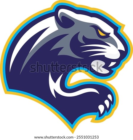 Fierce Panther Mascot Logo Design for Versatile Branding