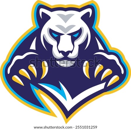 Fierce Panther Mascot Logo Design for Versatile Branding