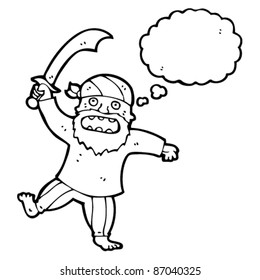 fierce pirate cartoon