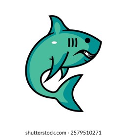 fierce shark character design, very suitable for your needs