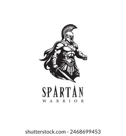 Fierce Spartan Warrior Mascot - Symbol of Strength and Power for Gaming Team Domination